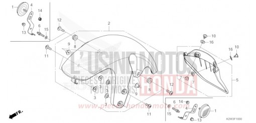 PARAFANGO ANTERIORE ST125AP di 2023